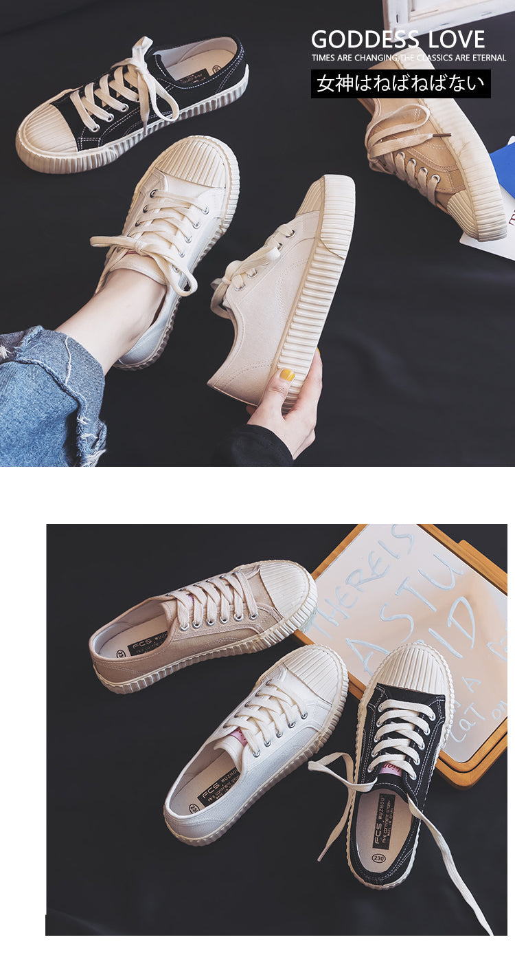 Canvas Biscuit Casual Sneakers