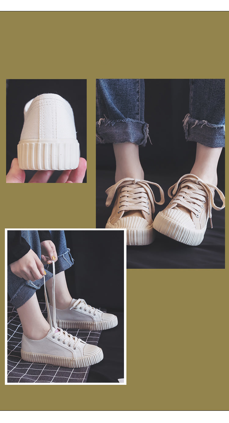 Canvas Biscuit Casual Sneakers