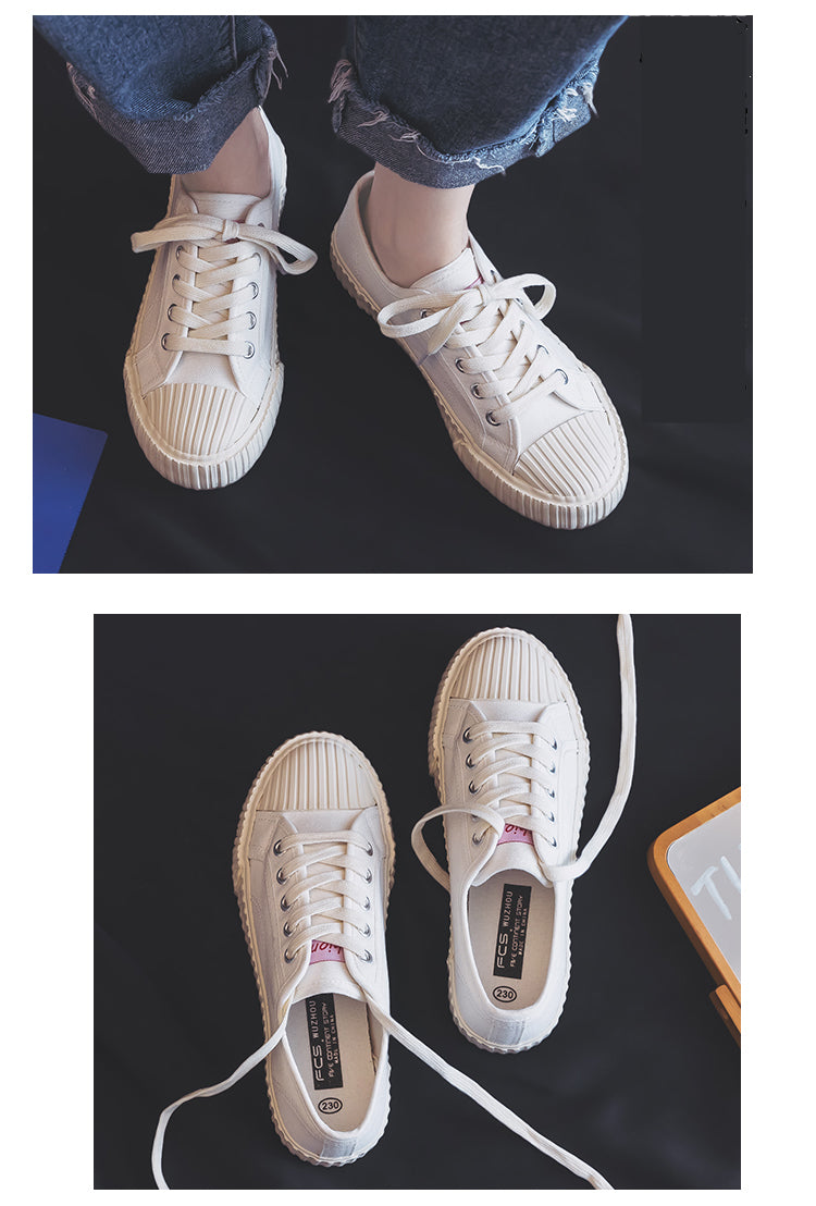 Canvas Biscuit Casual Sneakers