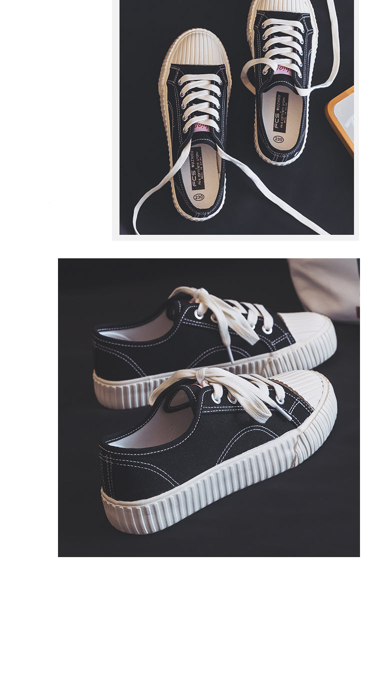 Canvas Biscuit Casual Sneakers