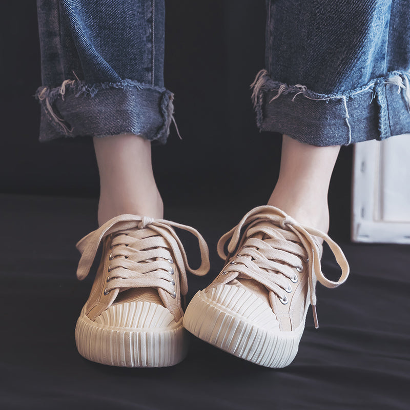 Canvas Biscuit Casual Sneakers