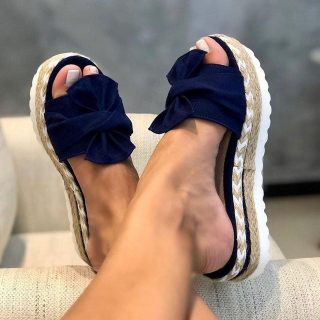 Casual Bowknot Sandals Slippers