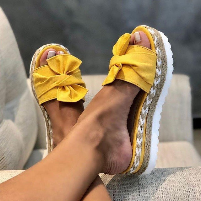 Casual Bowknot Sandals Slippers