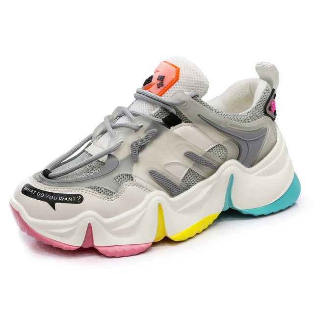 Vulcanize Breathable Rainbow Casuals  Sneakers