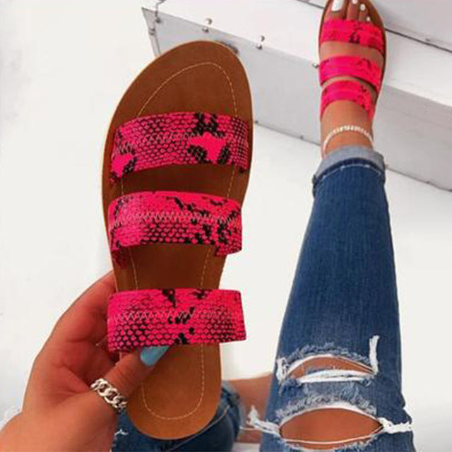 Snakeshin Flip Flops