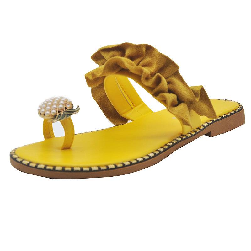 Cute Pineapple Casual Flip Flops